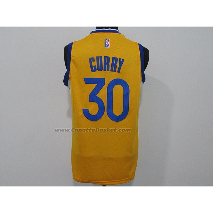 Maglia Golden State Warriors Stephen Curry #30 Statement 2021 Or